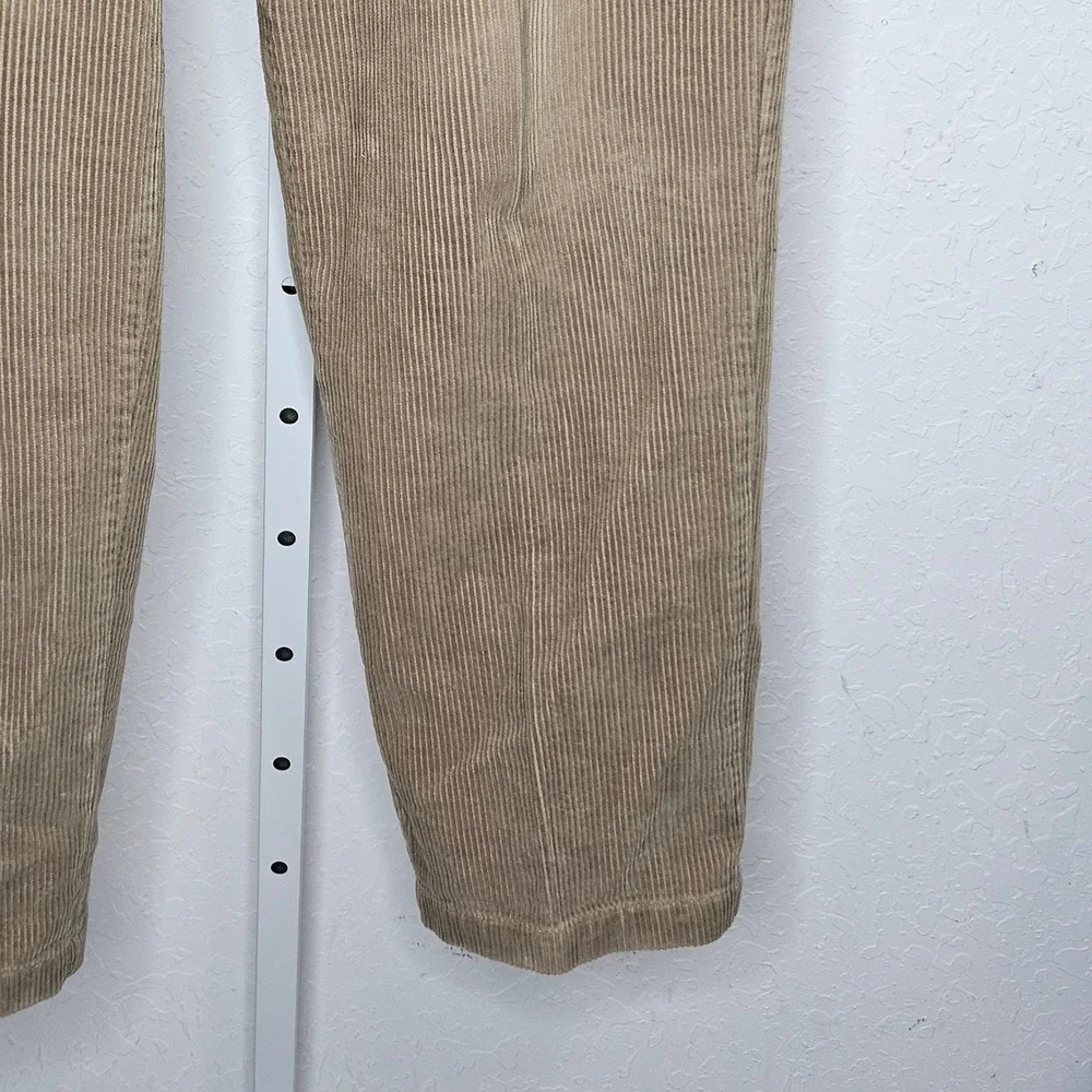Polo Ralph Lauren Andrew Pant Mens Tan Pleated Wide Wale Corduroy Trousers Khaki